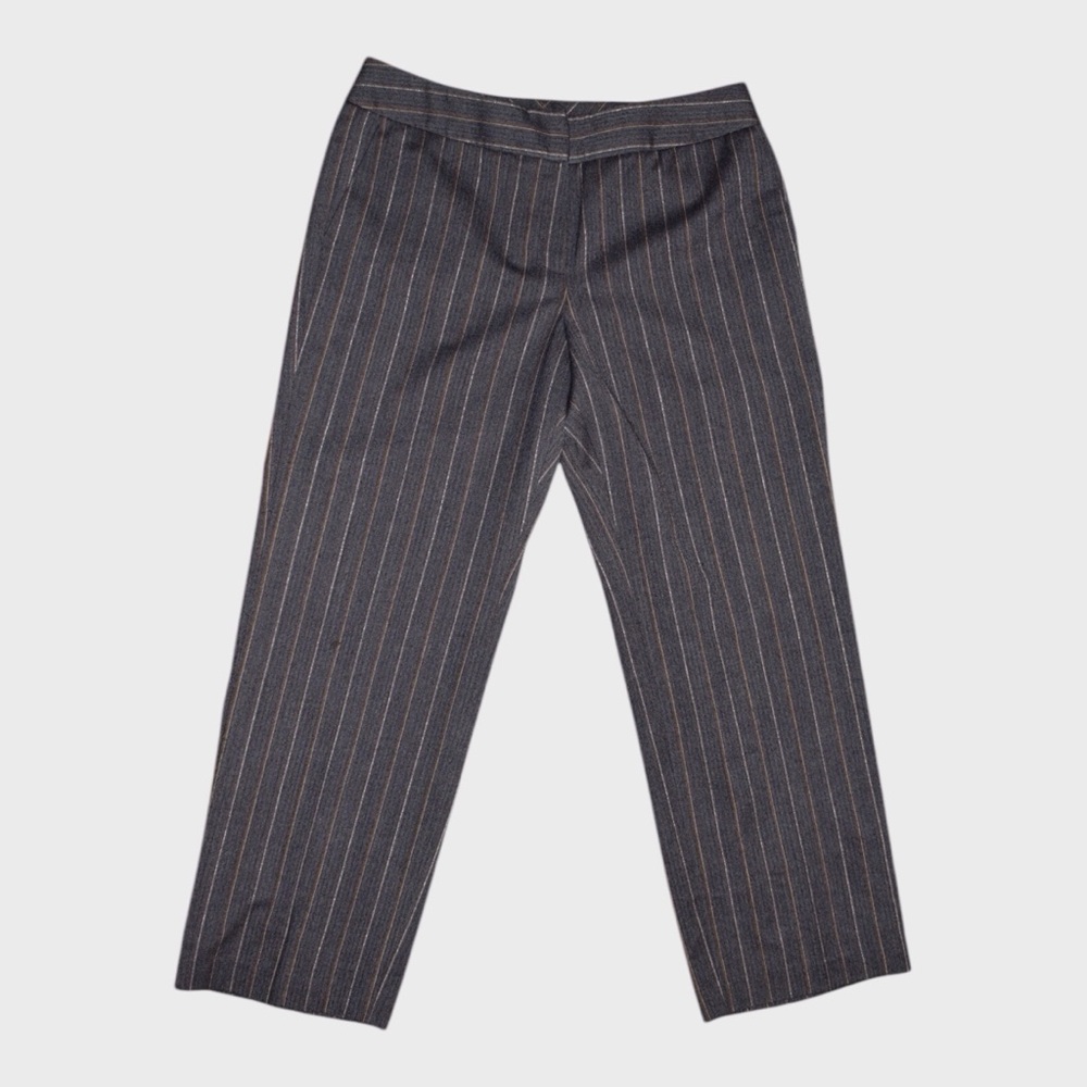 Talbots Petite Stretch Pinstripe Trousers Pants